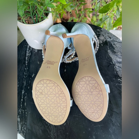 Badgley Mischka Celine Stiletto Heel sky blue size 8.5 - Picture 10 of 10